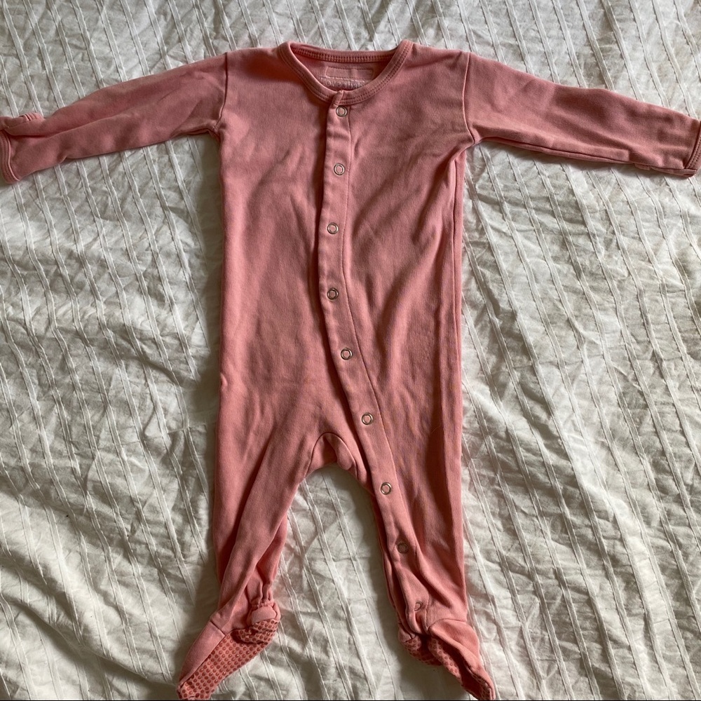 L’ovedbaby snap footie 3-6